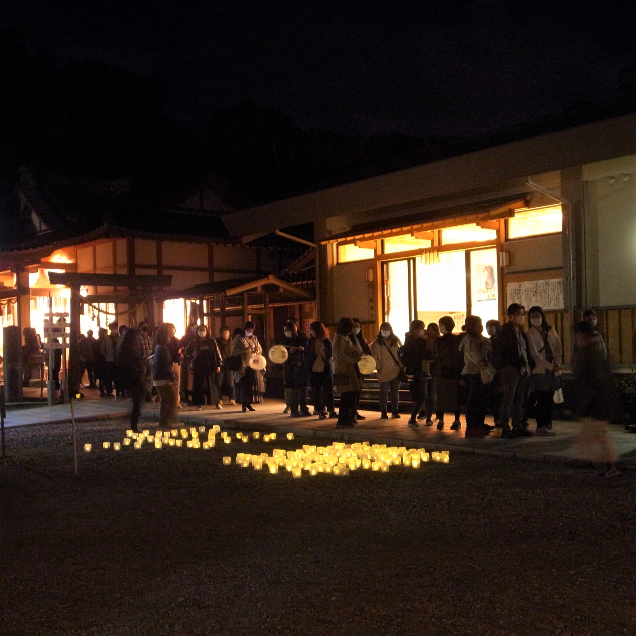 相差 神あかり 石神さん夜参り 満月の夜にありがとうを